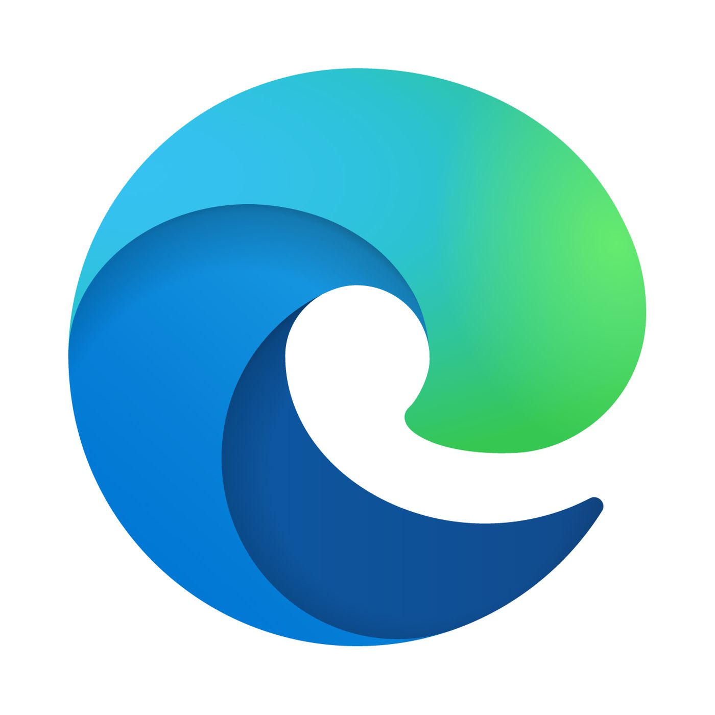 New Microsoft Edge logo