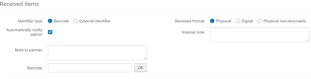 Receiving